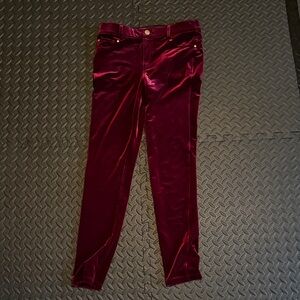 INC International Concepts Burgundy Skinny Pants